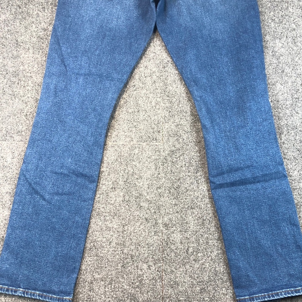 Lucky Brand 410 Athletic Slim Jeans Men's 32x32 Distressed Ripped Blue Denim - Picture 12 of 14